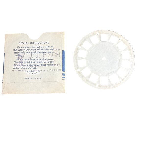 Vintage View-Master Reel 955 Hopalong Cassidy William Boyd 3D Kodachrome Film Sa - Picture 3 of 3